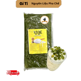 Trân Châu 3Q Olong Kobe Túi 2kg | Trân Châu Giòn Oolong | 3Q Ô Long