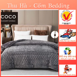 Chăn Nỉ Lông Thỏ COCO Siêu Ấm Dày Mịn, Kích Thước 2mx2m3, Nặng ~4kg - Hàng Xuất Nhật