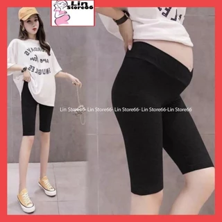 Quần Bầu Legging Đùi Lửng Cạp Chéo,Co Giãn Dáng Ôm A041 Lin Store66