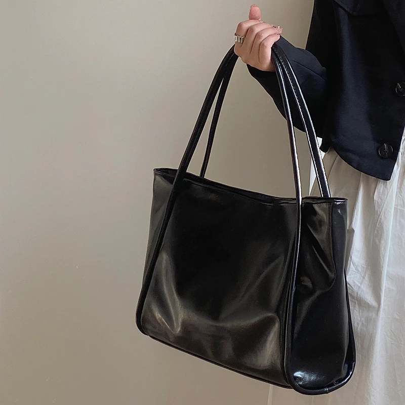 Túi xách Tote sang chảnh, chắc chắn và tiện lợi đựng sức chứa lớn vừa Laptop 14inch Khóa kéo đóng cửa