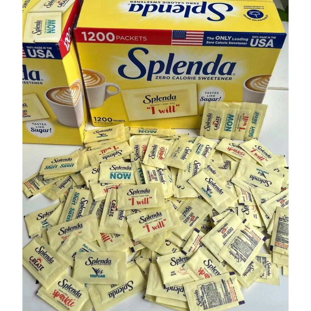 100 gói đường ăn kiêng Splenda Mỹ 0 calo (date T12/2027)