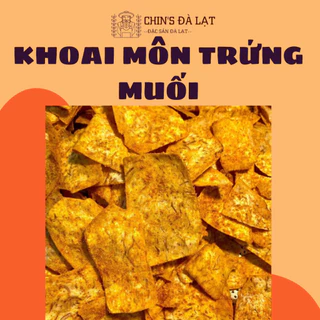 [hàng cao cấp] KHOAI MÔN TRỨNG MUỐI cắt lát - đặc sản Chin's Đà Lạt