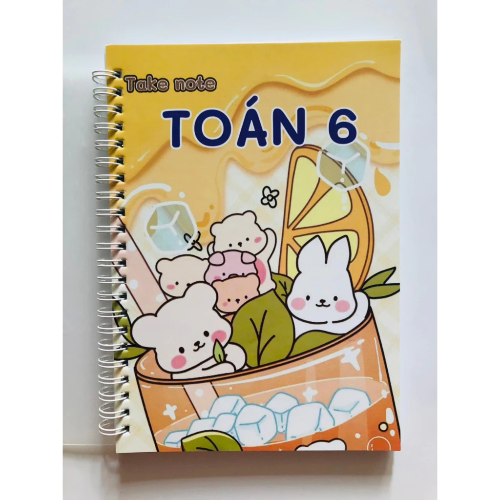 Sổ Giấy Lò Xo Take Note Toán 6 TUANVIET BOOKS cỡ A5 (Phiên Bản Mới Nhất)