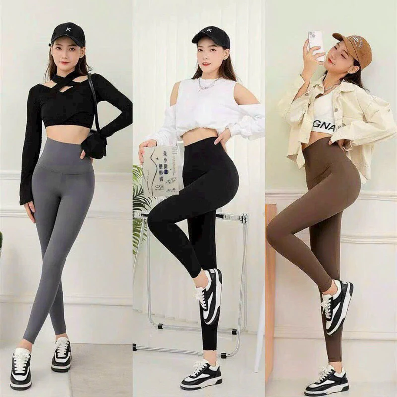 Quần legging ( hàng loại 1 ) cạp cao siêu tôn dáng, hack mỡ bụng🥰