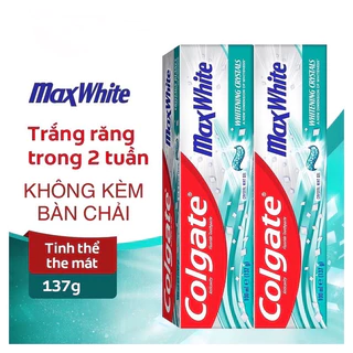 Kem đánh răng Colgate MaxWhite tinh thể the mát, làm trắng răng