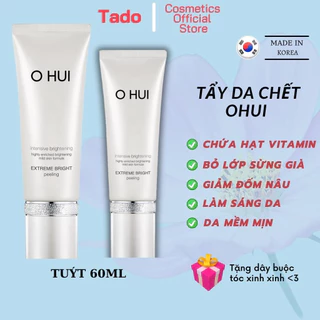 Tẩy tế bào kì da chết Ohui Extreme White Peeling 60ml , làm trắng da , kích thích sinh collagen , giảm thâm sạm