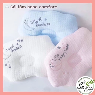 GỐI LÕM BÔNG BEBE COMFOR HÌNH ĐÁM MÂY CÓ 3 MÀU XANH HỒNG TRẮNG