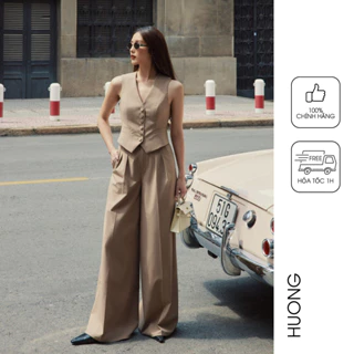 Quần ống rộng Hailey Trousers HUONG BOUTIQUE HBQ113