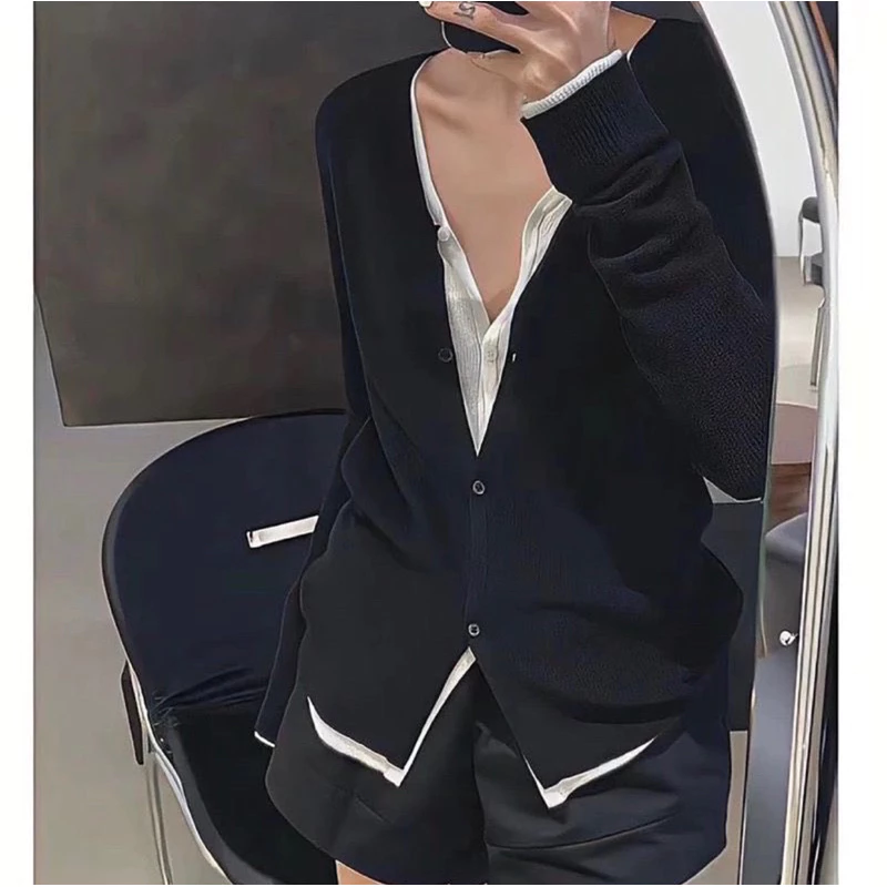 [Order - 1265] Áo Cardigan thun gân 2 lớp dáng ngắn Lilis roo
