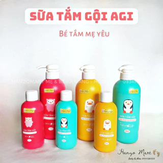 Sữa tắm gội Agi cho bé 200ml/500ml