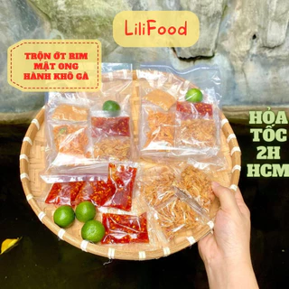 Bánh Tráng Ớt Rim Mật Ong - Bánh Tráng Phơi Sương Ớt Rim Mật Ong Trộn Tắc Khô Gà Siêu Ngon LiliFood