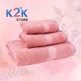 Khăn mặt - khăn gội đầu - khăn tắm 100% cotton chính hãng GUMI siêu thấm hút không phai xù