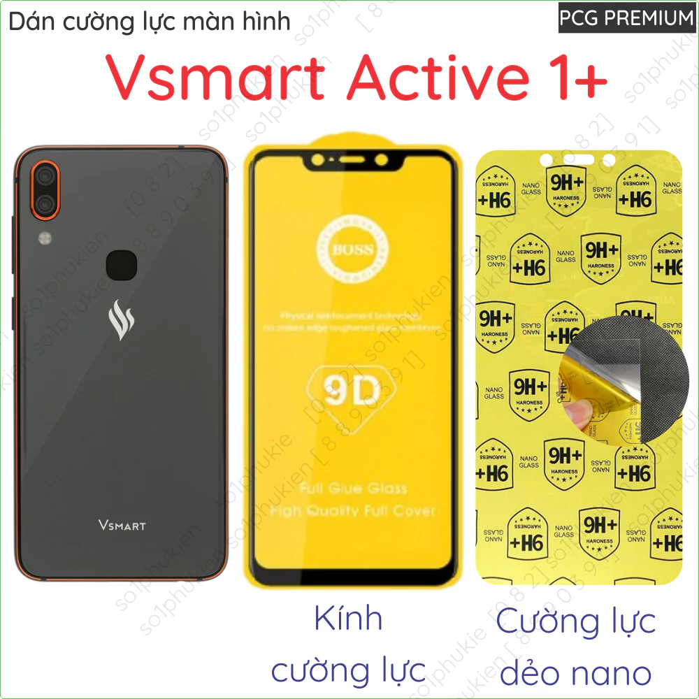 Cường lực màn hình nano dẻo Vsmart Active 1+ (active 1 plus)