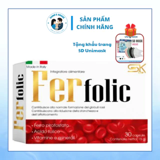 Fer Folic - bổ sung sắt hữu cơ và Acid Folic cho mẹ bầu