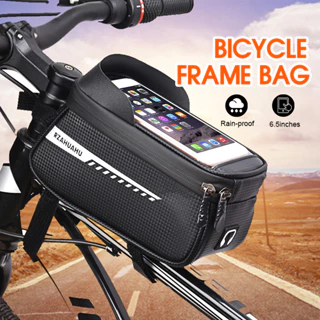 Túi xe đạp chống nước,túi treo sườn xe đạp thể thao cảm ứng vừa điện thoại 6.5inch,phù hợp với mọi dòng xe