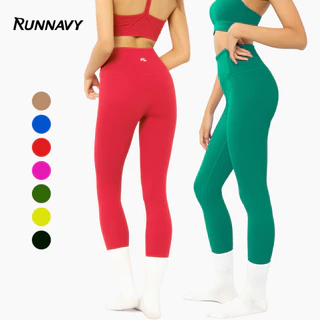 [7 colors] Quần legging tập gym yoga Ultra Soft Run Navy, đồ tập chất liệu Ecofriend WLF182