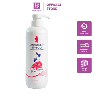 Sữa Tắm Cá Ngựa Anna Super Shower chai 650ml, Sữa Tắm Hương Nước Hoa Dưỡng Ẩm