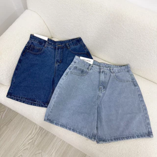 OOTD BIGSIZE | Quần short jean ngố trơn basic