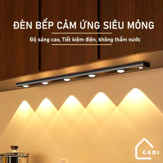 Đèn LED trang trí điều chỉnh độ sáng, đèn cảm ứng nhà bếp, tủ quần áo siêu sáng automatik GADI