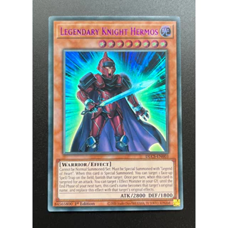 [Thẻ bài Yugioh] - [TCG-UK] - DLCS-EN003 - Legendary Knight Hermos - Ultra Rare 1st Edition