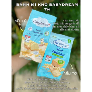 Bánh mỳ khô hữu cơ BabyDream Đức cho bé ăn dặm 7m+