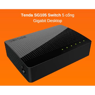 Bộ chia mạng Switch Tenda SG105 Loại 5 Cổng 1000Mbps Gigabit