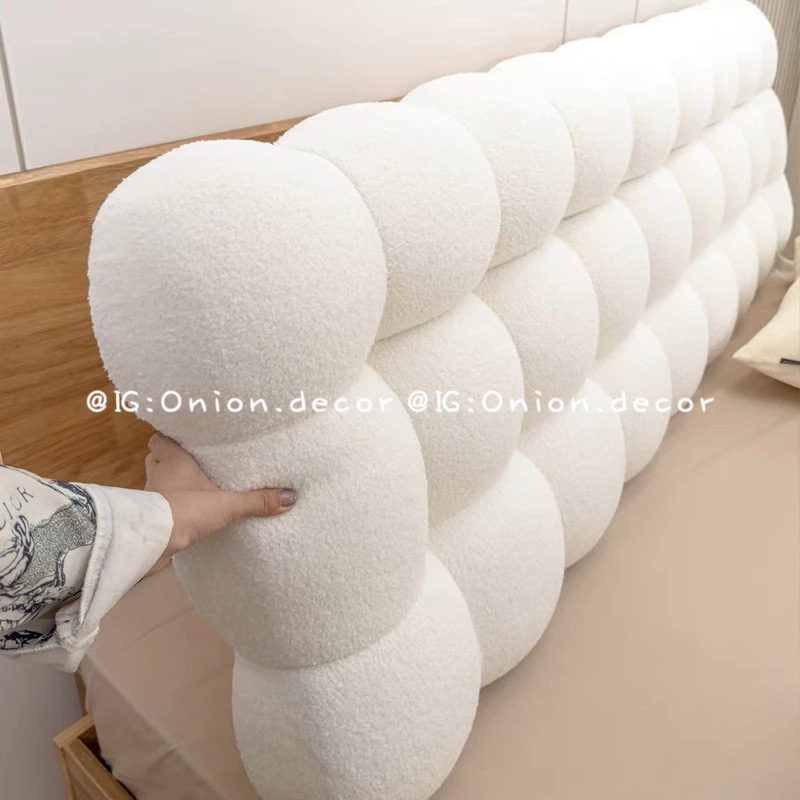 Đệm đầu giường tựa lưng bông decor phòng ngủ loại 1 dày 13cm