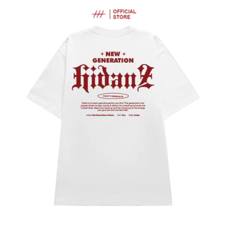 Áo thun Unisex tay lỡ cotton local brand HIDANZ - Generation Logo