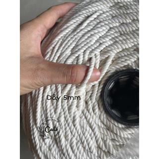 Dây Thừng Cotton màu Thắt Macrame size 2mm, 3mm,5mm,6mm [ Ảnh Thật]