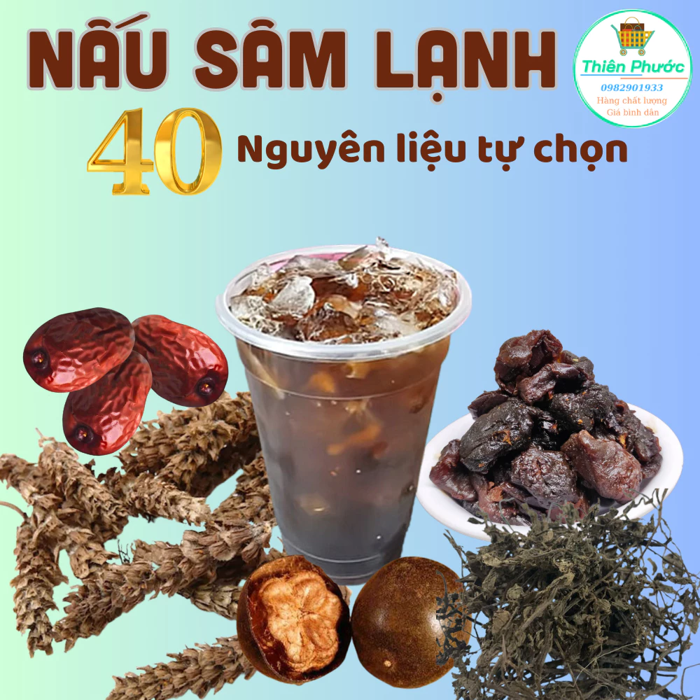 Nguyên liệu nấu sâm lạnh Shop Thiên Phước - 40 loại tự chọn