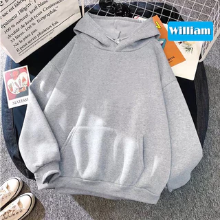 Áo Hoodie Nam Nữ HD0015 Nỉ Bông From Rộng Unisex Trơn Không Hoạ Tiết