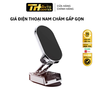 Giá đỡ điện thoại nam châm - giá đỡ điện thoại từ tính gấp gọn trên xe ô tô tiện lợi phukienxehoith