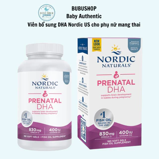 DHA Prenatal Nordic bổ sung cho phụ nữ mang thai, bà bầu 90 viên/180 viên