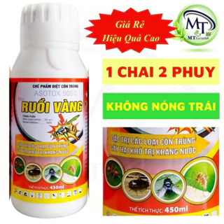 Diệt Ruồi vàng 450ml - 1 chai 2 phuy - không nóng quả - Ruồi vàng - muỗi hành - kiến - các loại côn trùng