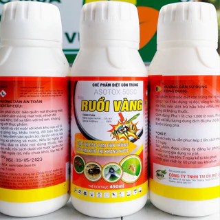 [5 Chai] Diệt Ruồi vàng 450ml - 1 chai 2 phuy - không nóng quả - Ruồi vàng - muỗi hành - kiến - các loại côn trùng