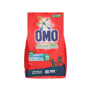 Bột giặt OMO công nghệ giặt xanh giúp xoáy bay vết bẩn loại bỏ mùi hôi