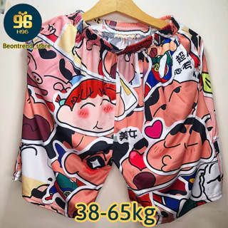 Quần short cartoon unisex ❤️ Quần NHIỀU SHIN mặc nhà nam nữ Freesize