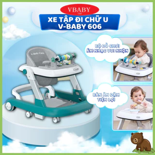 Xe tập đi cho bé chữ U V-Baby 606, đa năng, tạo cho bé hướng cố định khi di chuyển tiện cho bé