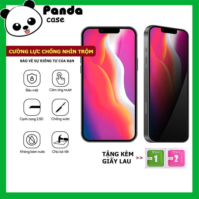 Kính Cường Lực iphone Chống Nhìn Trộm Full Màn,KK 4D Cho ip 7P/8P/X/XS/XR/11/12/13/14/15/16/17/Pro/Max