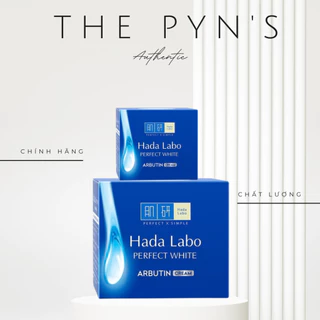 Kem dưỡng trắng da Hada Labo (màu xanh Perfect White Cream 50g -The Pyn's Authentic