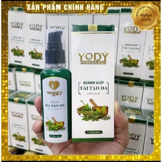 TÁI TẠO DA YODY PHƯƠNG ANH. Lọ 80ml. Hỗ trợ giảm mụn, sạm, nám, tàn nhang, giúp da trắng sáng mịn màng