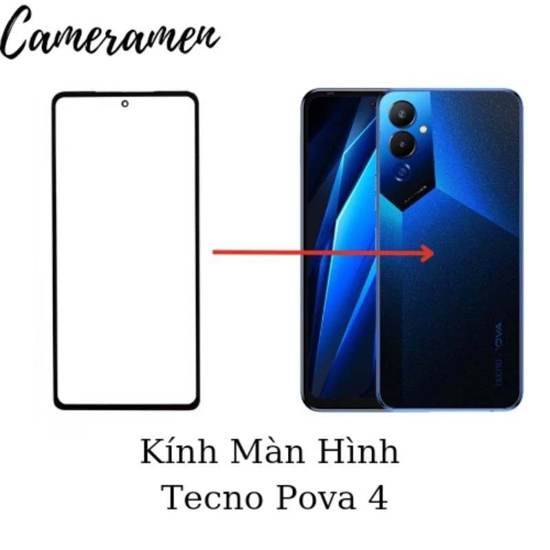 Kính Ép / Kính Màn Hình Tecno Pova 4 , Pova4