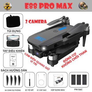 PLYCAM E88 MAX ĐỘNG CƠ KHÔNG CHỔI THAN+ 2 MÁY ẢNH +CÓ CẢM BIẾN BỤNG GIỮ VỊ TRÍ TRÌNH DIỄN 360