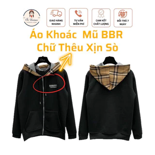 Áo Khoác Hoodie Mũ BBR, Áo Khoác Nỉ Form Rộng Siêu Chất Hot xu hướng hot trend 2023