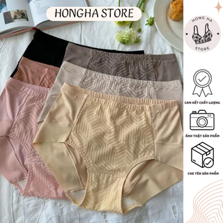 Quần Lót Nữ Cotton Gen Bụng Cao Cấp, Quần Chip Cạp Cao Nâng Mông Phối Ren Siêu Đẹp