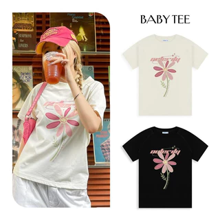 [HOẢ TỐC] Áo baby tee hoa xinh Thơ ơi 100% cotton mềm mịn dễ thương