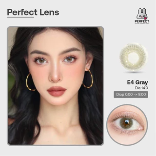 Lens, kính áp tròng E4 Gray Perfect, dia 14.0, có độ cận