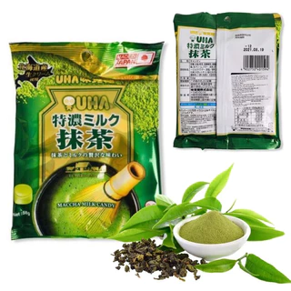 [HSD 7/2025] Kẹo UHA Sữa Trà Xanh Matcha Tokuno 58g