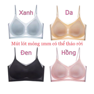 Áo Lót Bra Su Thông Hơi Tàng Hình Mút Mỏng Mát Không Nâng (Có che tên sản phẩm)