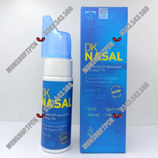 Xịt mũi DK NASAL phun sương 70ml - Giúp thông mũi, giảm nghẹt mũi, an toàn cho trẻ nhỏ dùng thường xuyên